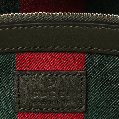 Gucci GG Supreme Monogram Emblem Large Tote Bag  Beige Green 6 of 9