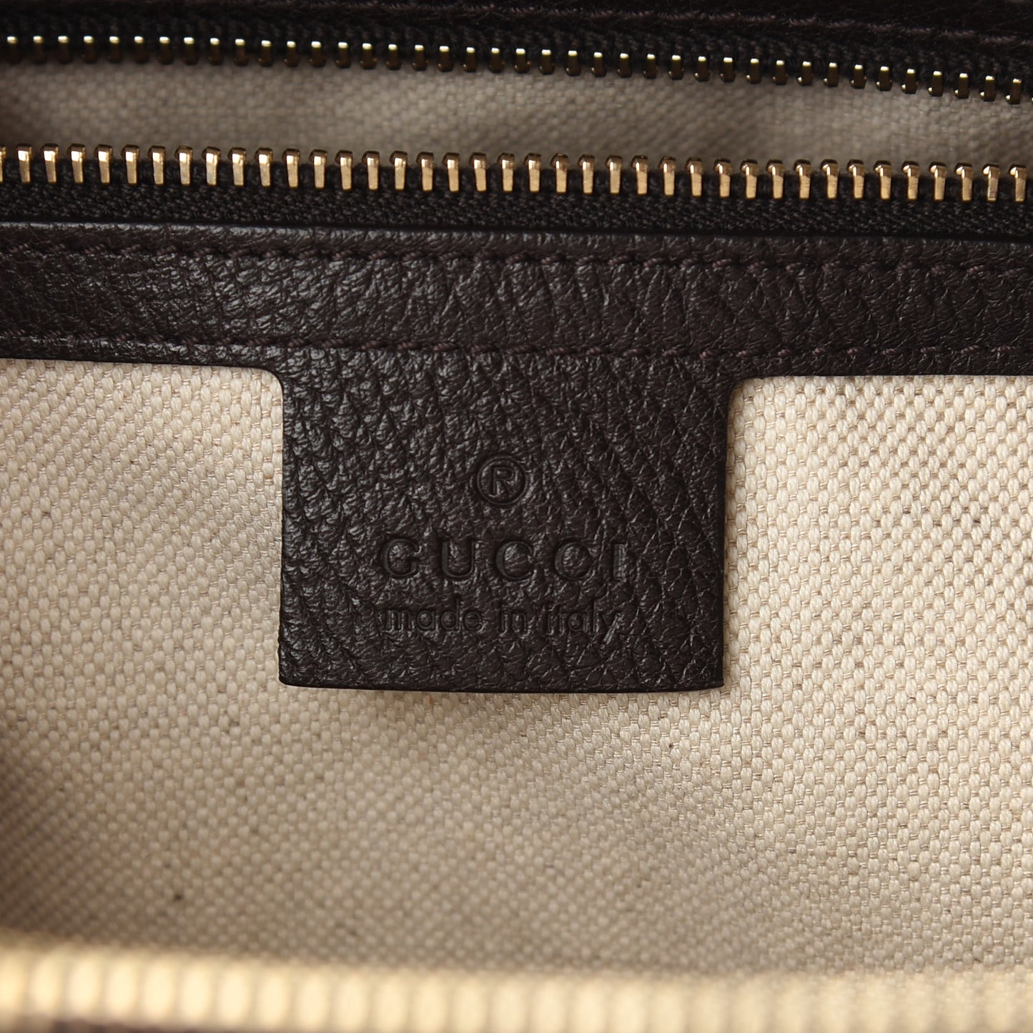 Monogram Vintage Web Medium Webby Bee Boston Dark Brown