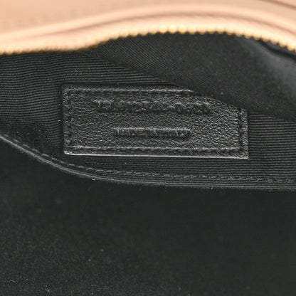 Saint Laurent Calfskin Matelasse Monogram Lou Camera Bag Dark Beige 6 of 10