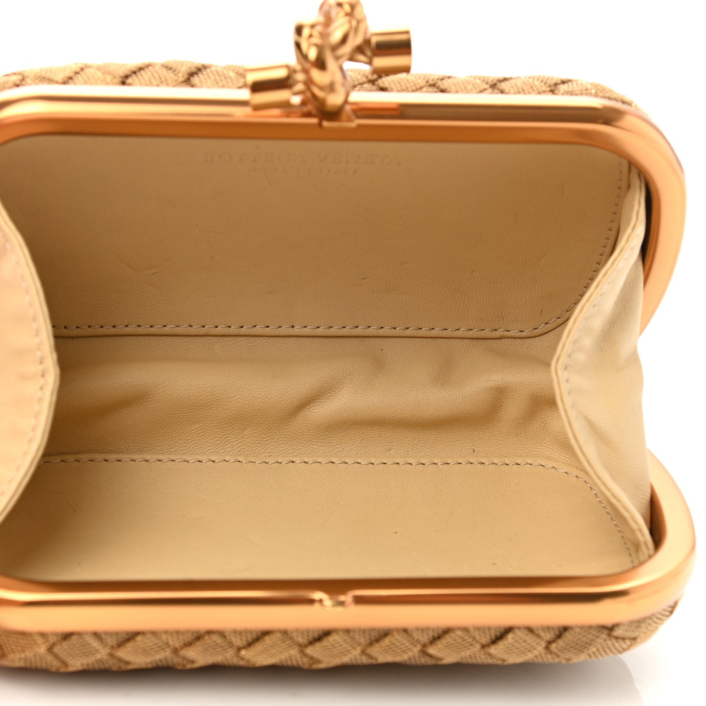 Intreccio Oro Bruciato Knot Clutch