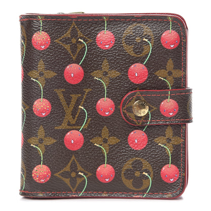 Louis Vuitton Monogram Cerises Compact Zippe Wallet 1 of 15