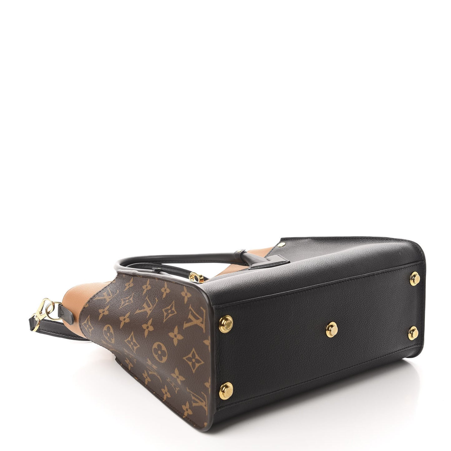 Calfskin Monogram On My Side Black