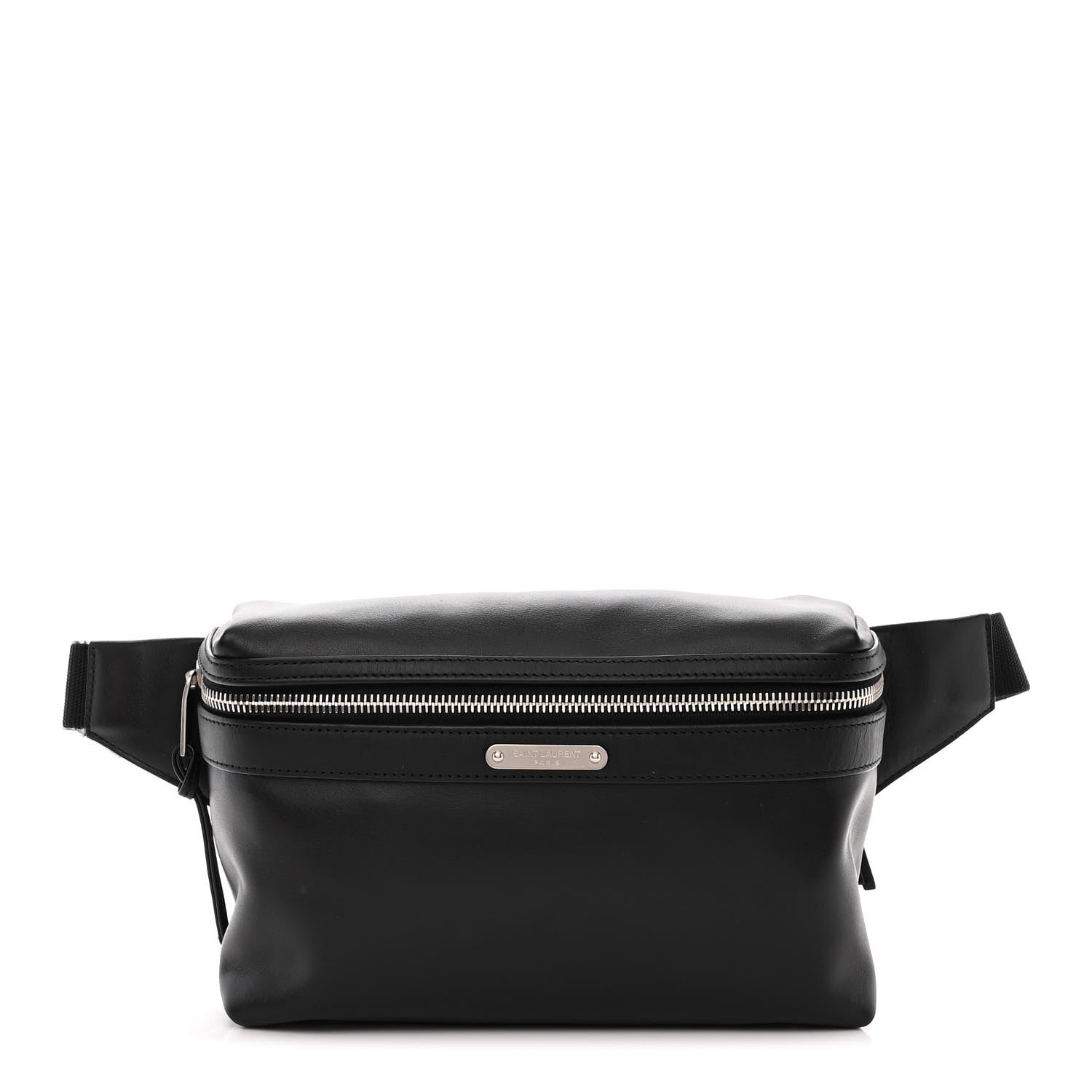 Saint Laurent Calfskin City Belt Bag Black 1 of 10