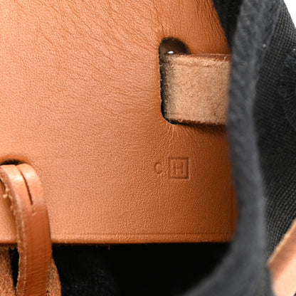 Hermes Toile Vache Hunter Herbag Cabas PM Black Natural 8 of 19