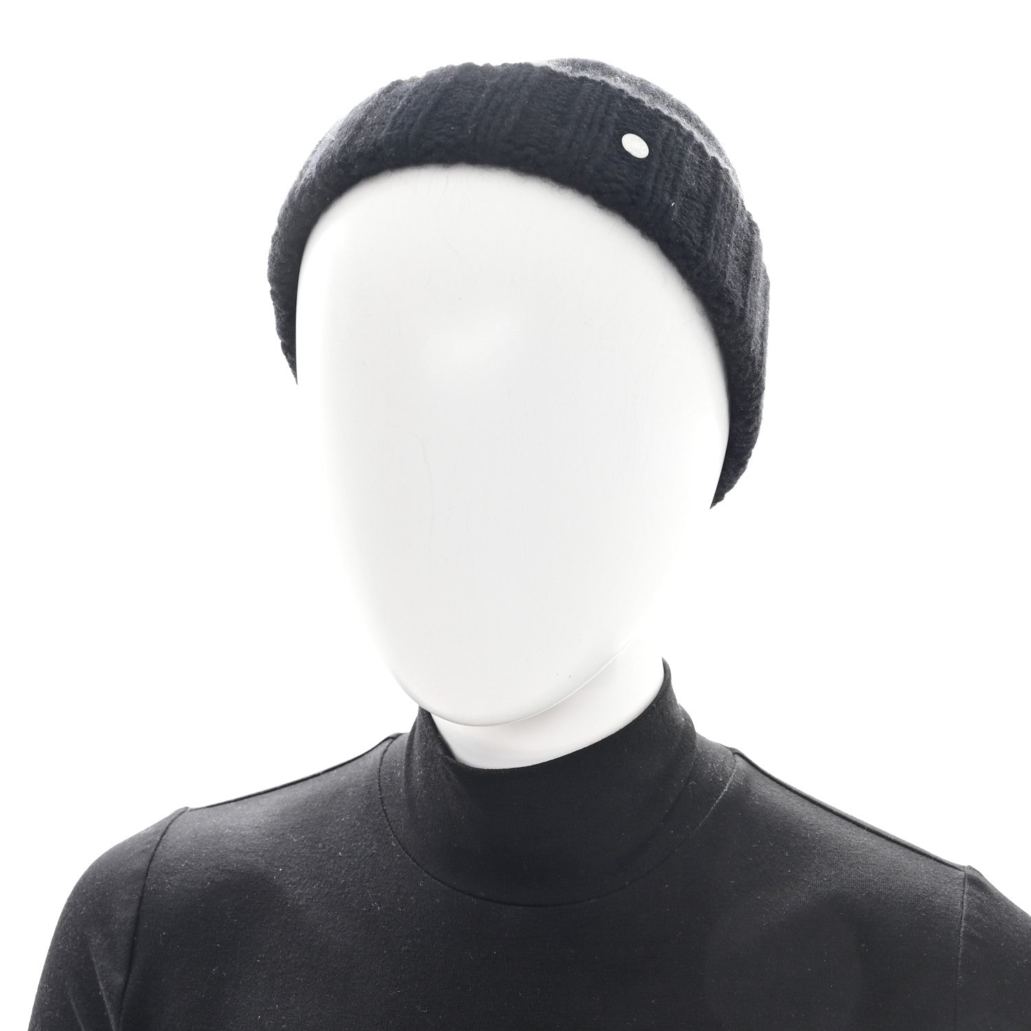 Hermes Cashmere Beanie Hat M Black 1835749 – FASHIONPHILE