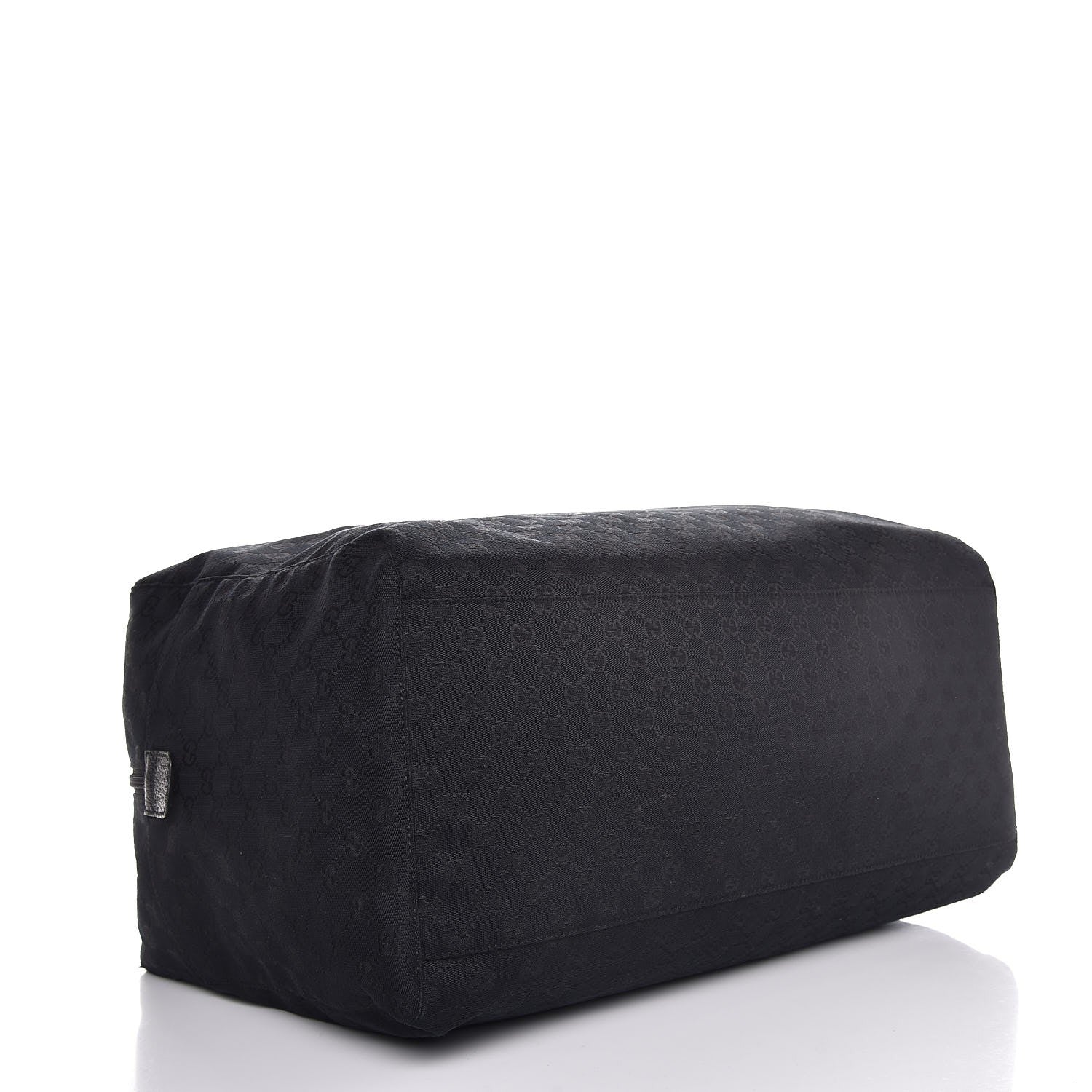Gucci GG Monogram Web Large Collapsible Carry On Duffle Bag Black 4 of 7