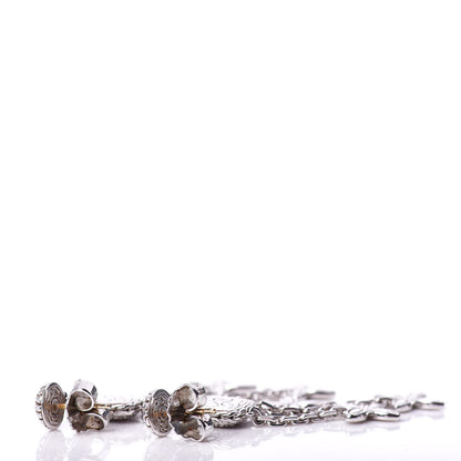 John Hardy Sterling Silver Diamond Batu Kawung Chandelier Earrings 3 of 4