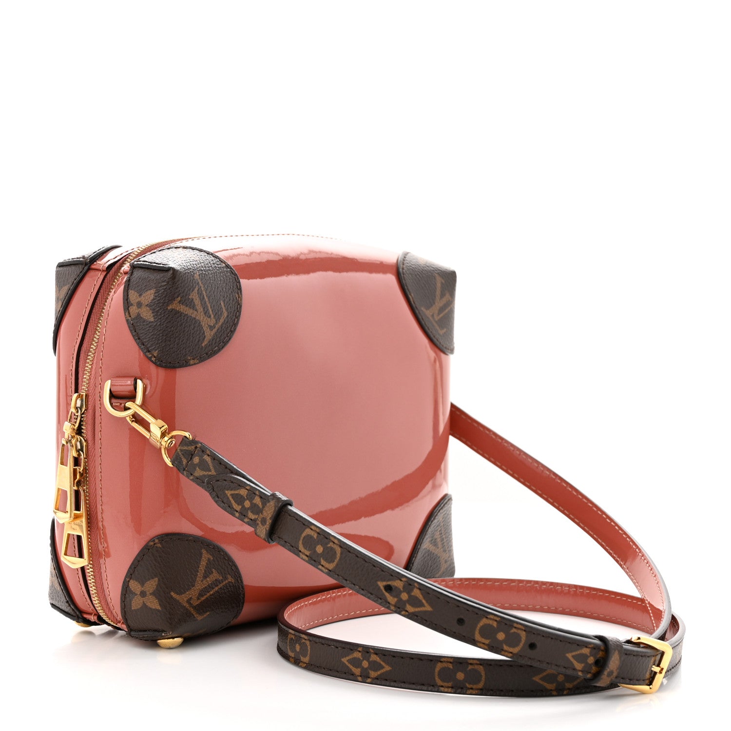 Louis Vuitton Patent Miroir Venice Vieux Rose 3 of 11