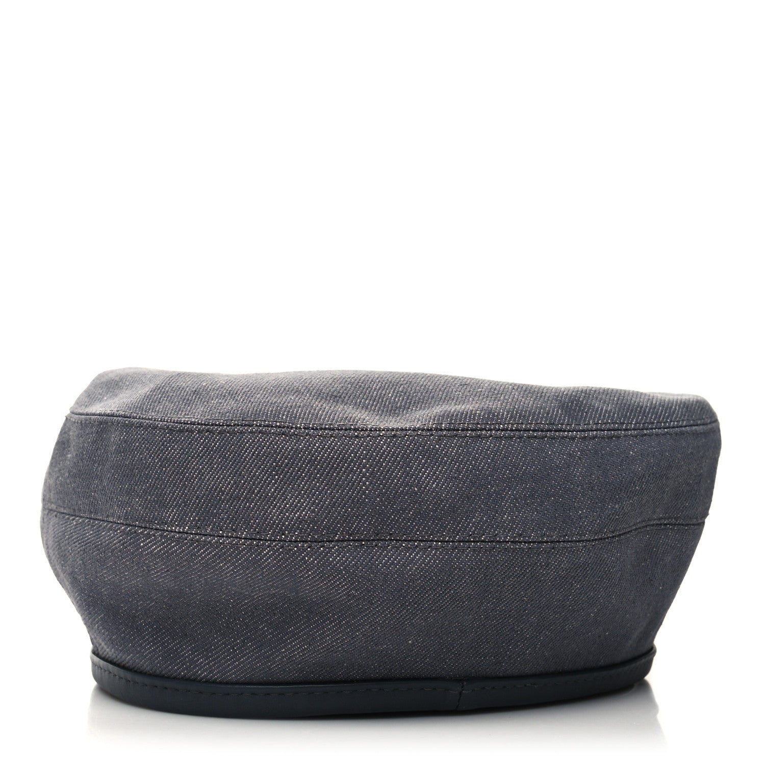 Hermes Denim Saint Honore Beret 57 Gris Plomb Ardoise 1 of 7