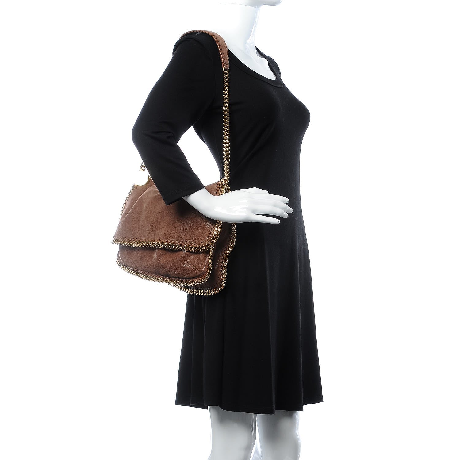 Stella McCartney Shaggy Deer Falabella Messenger Maple 2 of 7