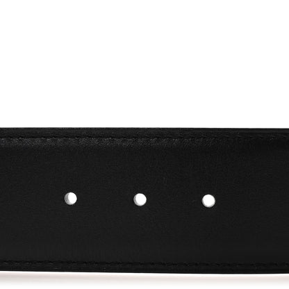 Hermes Box Tadelakt 42mm Constance 2 H Belt 85 34 Black Chocolate 3 of 5