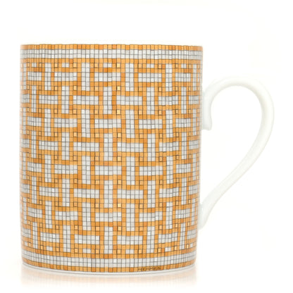 Hermes Porcelain Mosaique au 24 Mug Gold 1 of 7