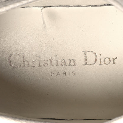 Christian Dior Canvas Oblique Walk'N'Dior Low Top Sneakers 39 Grey Stone 8 of 9