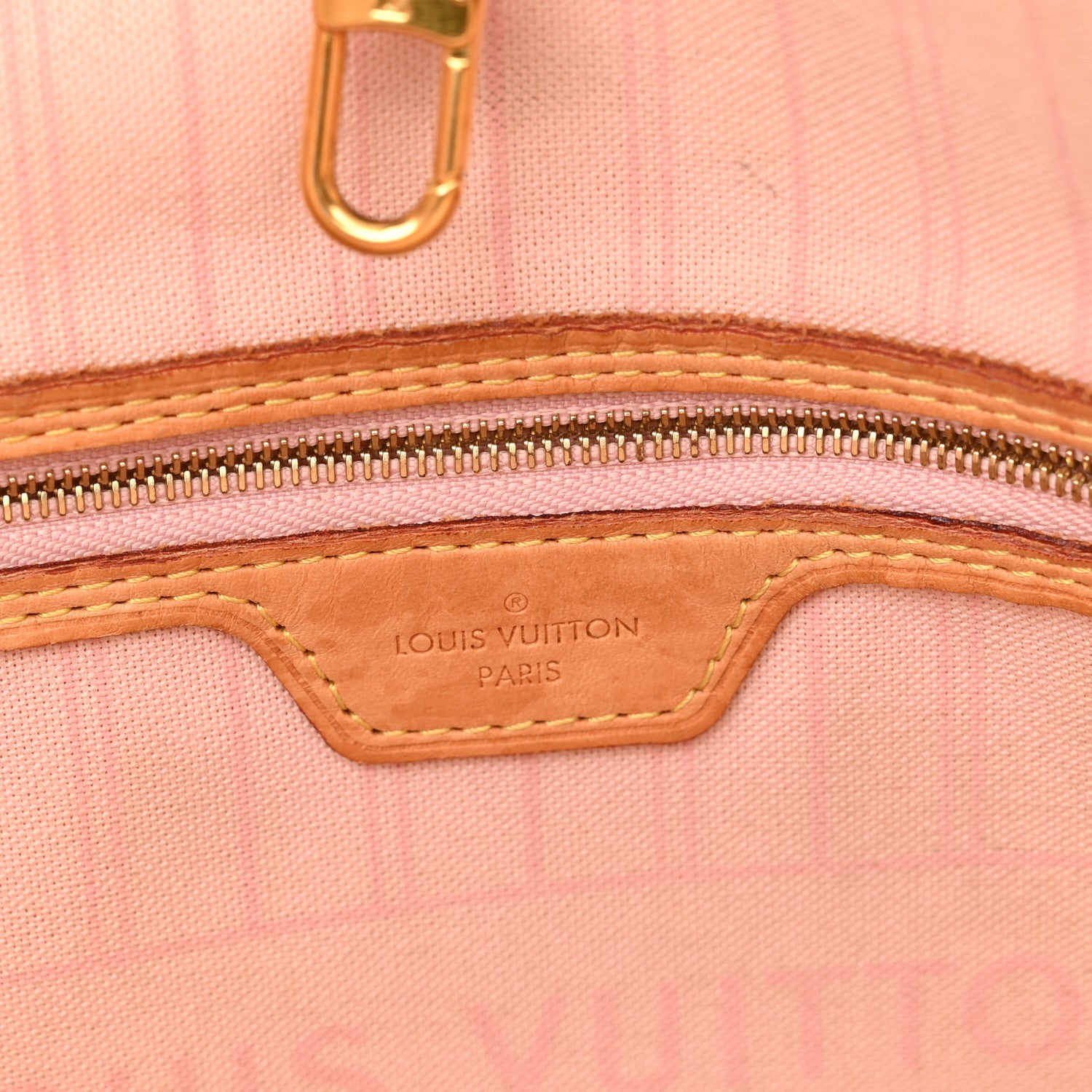 Louis Vuitton Damier Azur Neo Neverfull MM Rose Ballerine 7 of 16