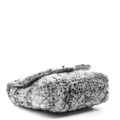 Chanel Mohair Quilted Day Flap Grey 4 of 10