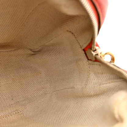 Gucci Pebbled Calfskin Small Soho Disco Bag Sun Orange 13 of 16