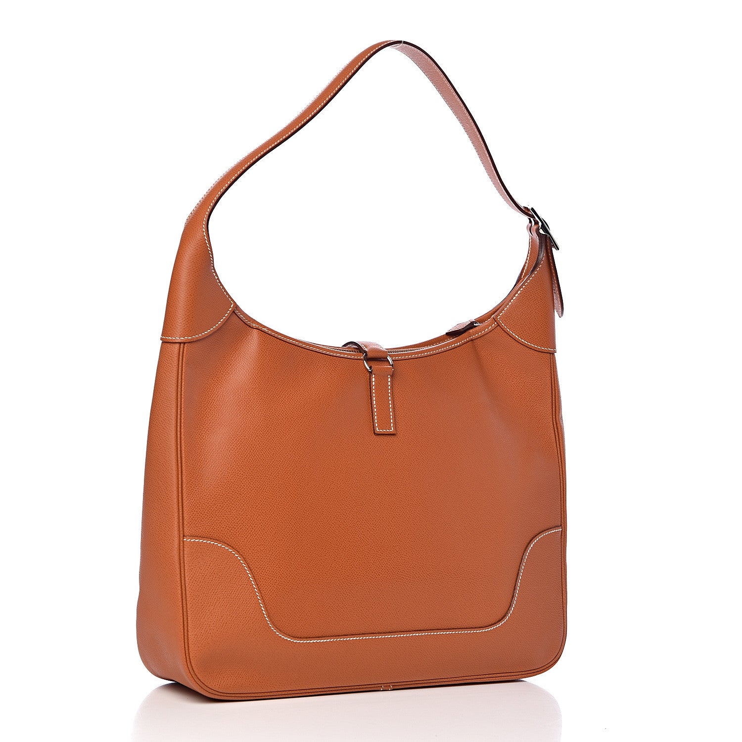 Hermes Epsom Trim II 35 Shoulder Bag Cognac 3 of 9