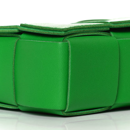 Bottega Veneta Lambskin Maxi Intrecciato Extra Mini Cassette Crossbody Bag Parakeet 8 of 12