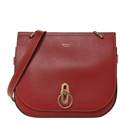 Mulberry Silky Calfskin Amberley Satchel Rust 1 of 11