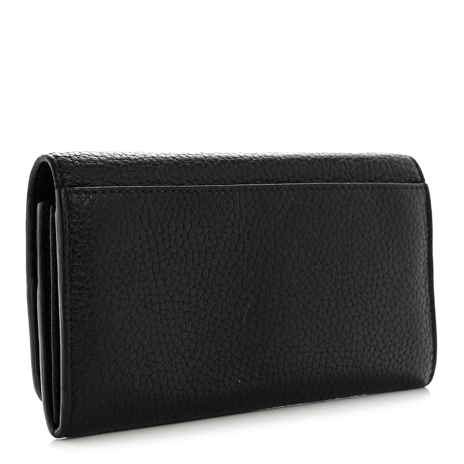 Burberry Grain Calfskin Continental Wallet Black 3 of 7