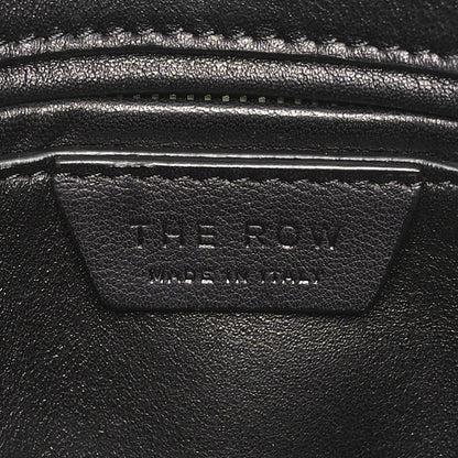 The Row Polished Saddle Calfskin Medium Devon Bag Black 10 of 17