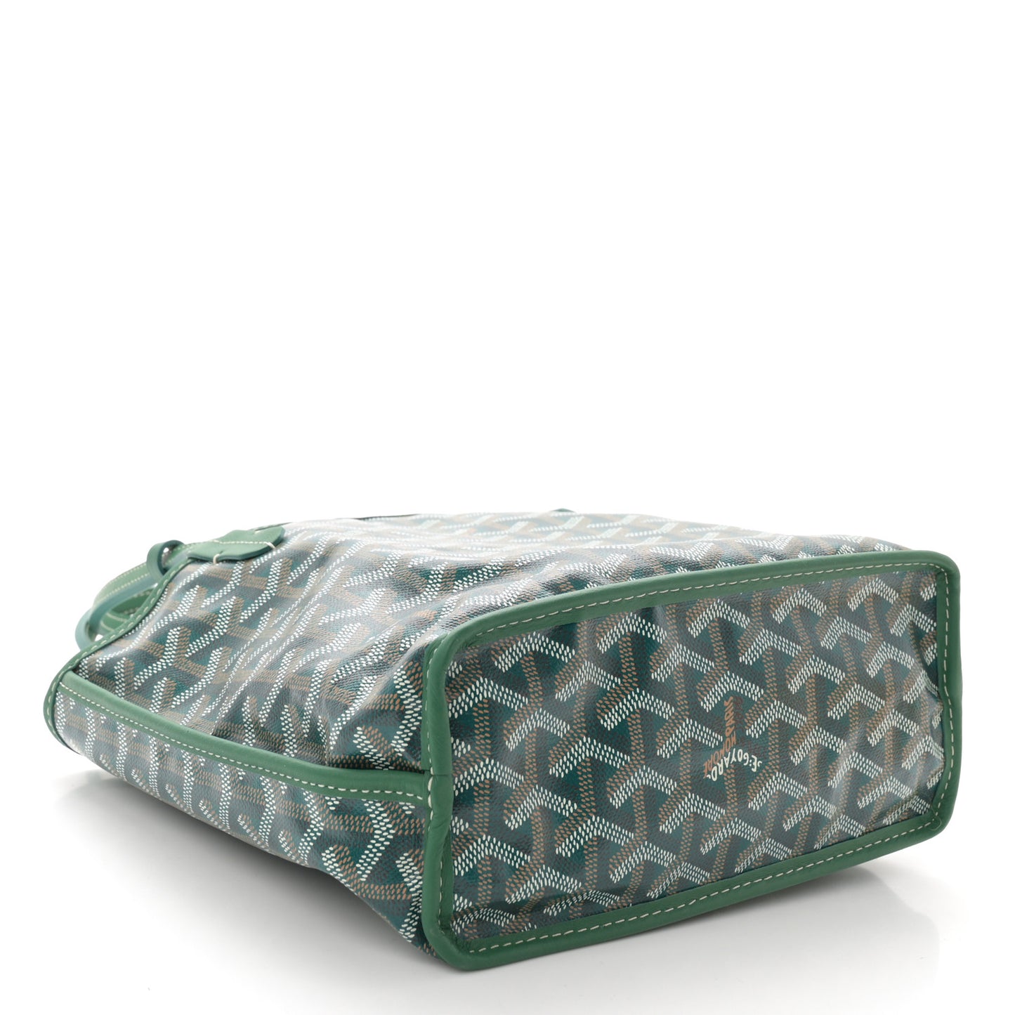 Goyardine Reversible Mini Anjou Green