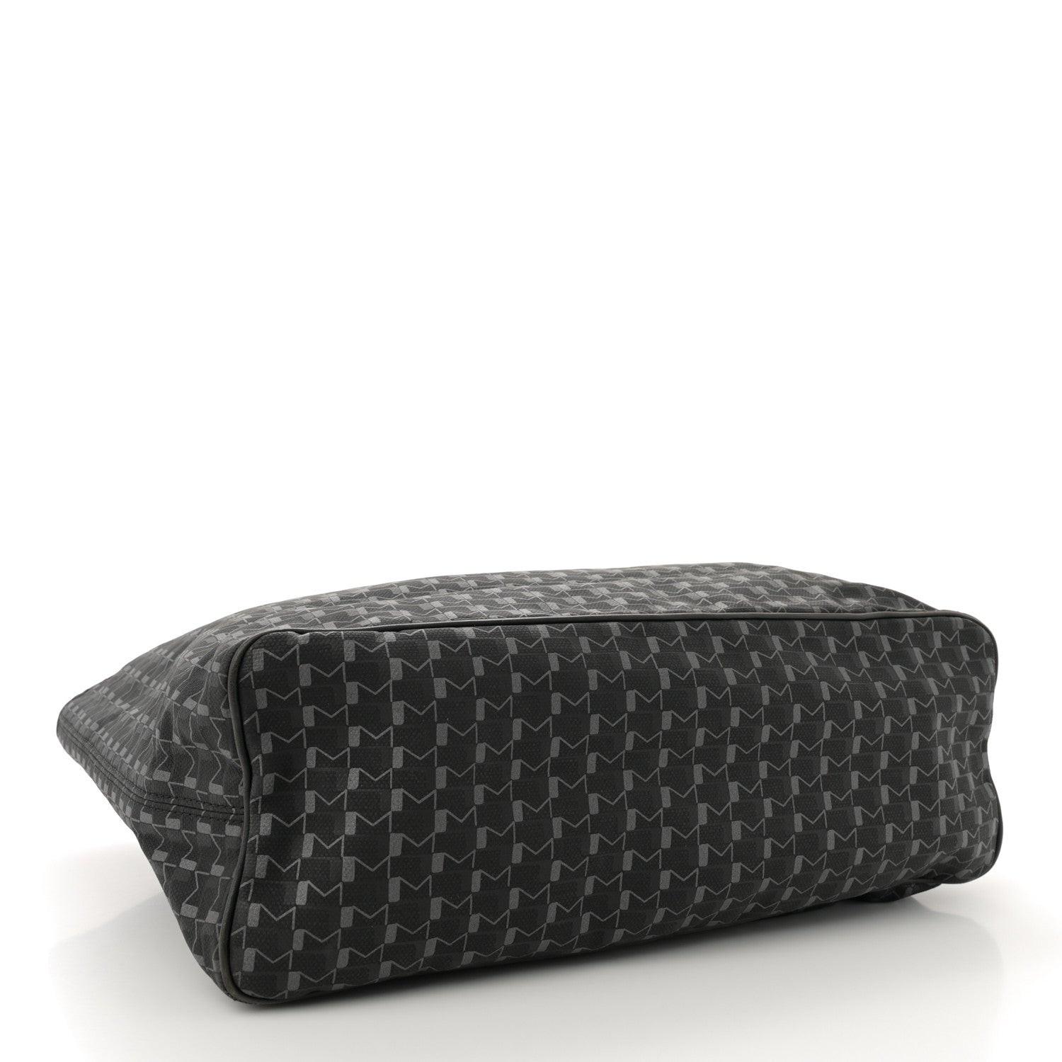 Moynat Calfskin Canvas 1920 M Monogram MM Tote Black 4 of 14