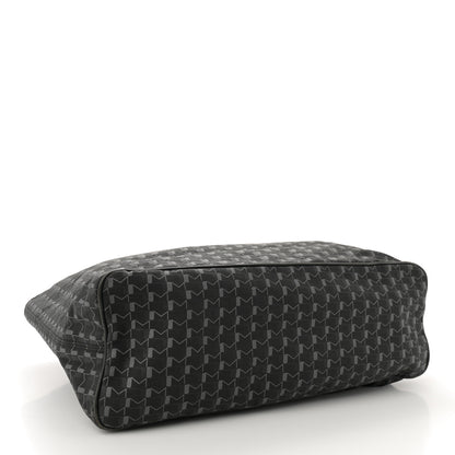 Moynat Calfskin Canvas 1920 M Monogram MM Tote Black 4 of 14