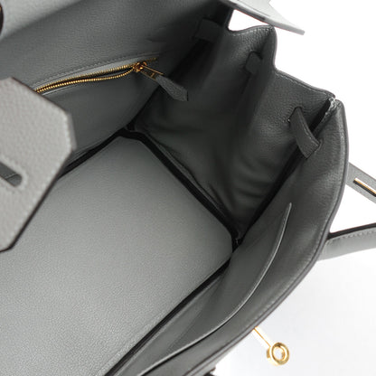 Hermes Togo Birkin 30 Gris Mouette 7 of 25