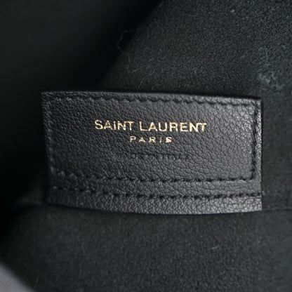 Saint Laurent Calfskin Large Shopping Tote Black 7 of 13