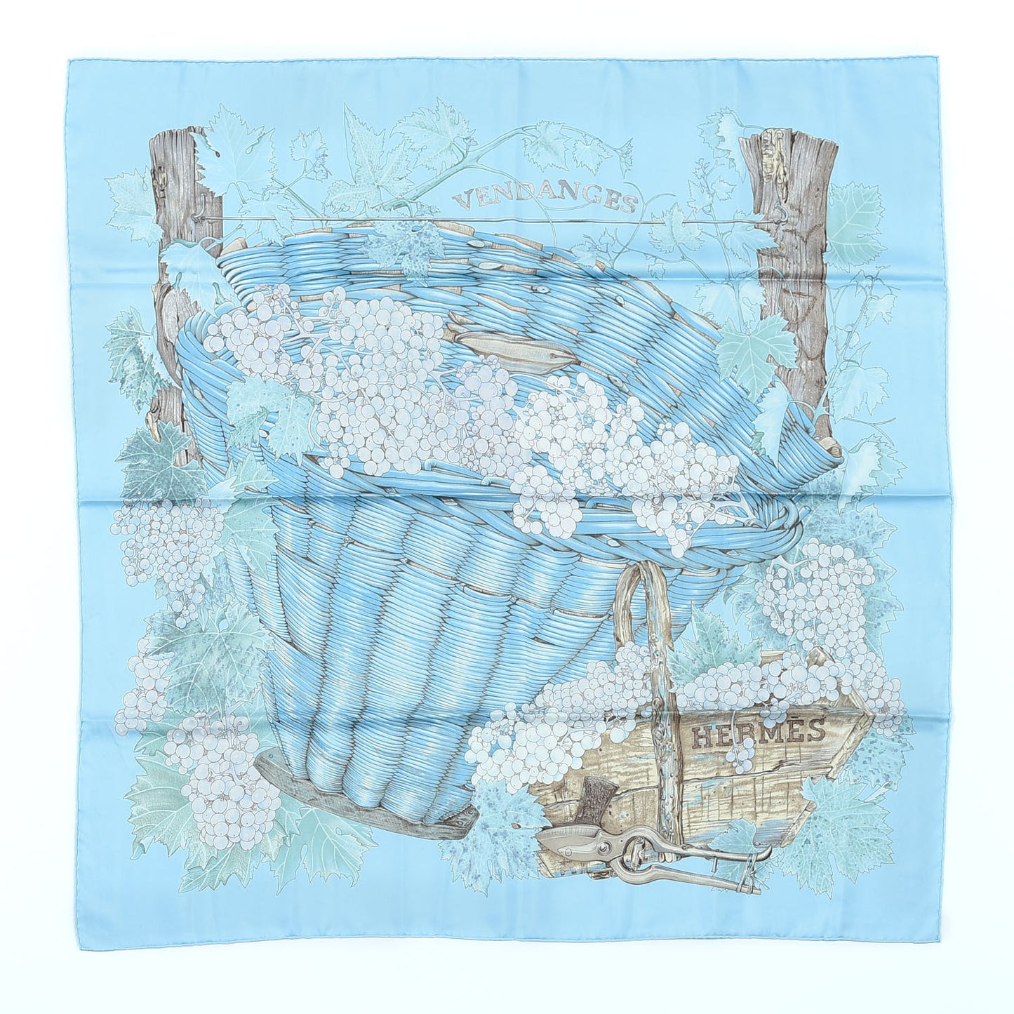 Silk Vendanges Scarf 90
