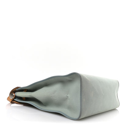 Hermes Military Toile Vache Hunter Herbag Zip PM 31 Bleu Lin 5 of 12