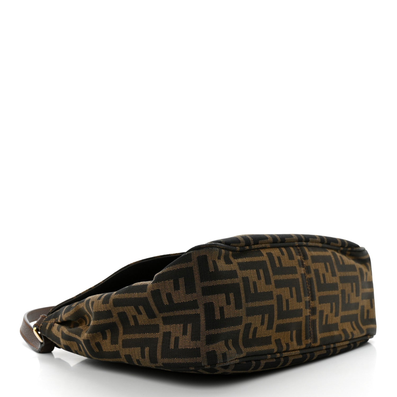 Fendi Zucca Vitello Artic Messenger Bag Tobacco Castagna 4 of 13