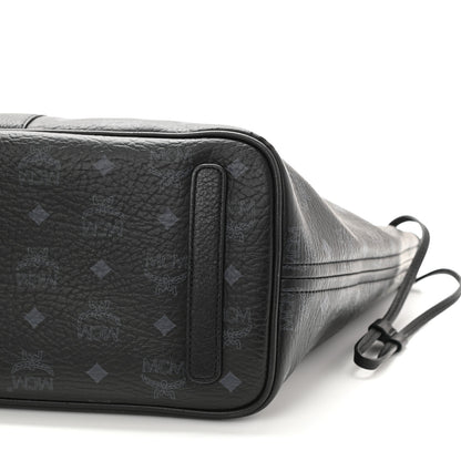 MCM Visetos Medium Liz Reversible Shopper Tote Black 11 of 12