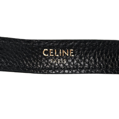 Celine Grained Calfskin Small 16 Top Handle Bag Black 7 of 9