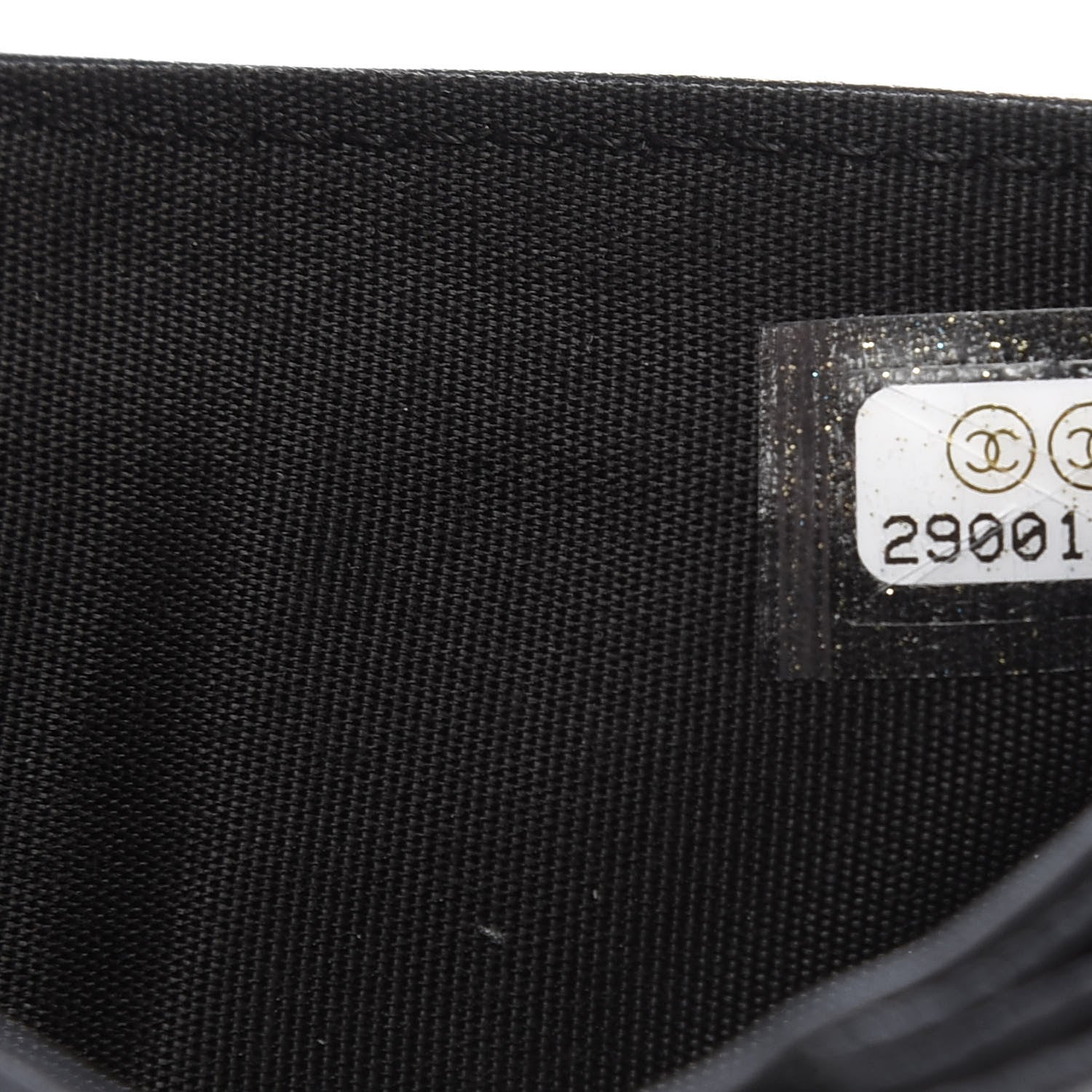 Chanel Caviar Quilted Compact Boy Wallet Black 7 of 8