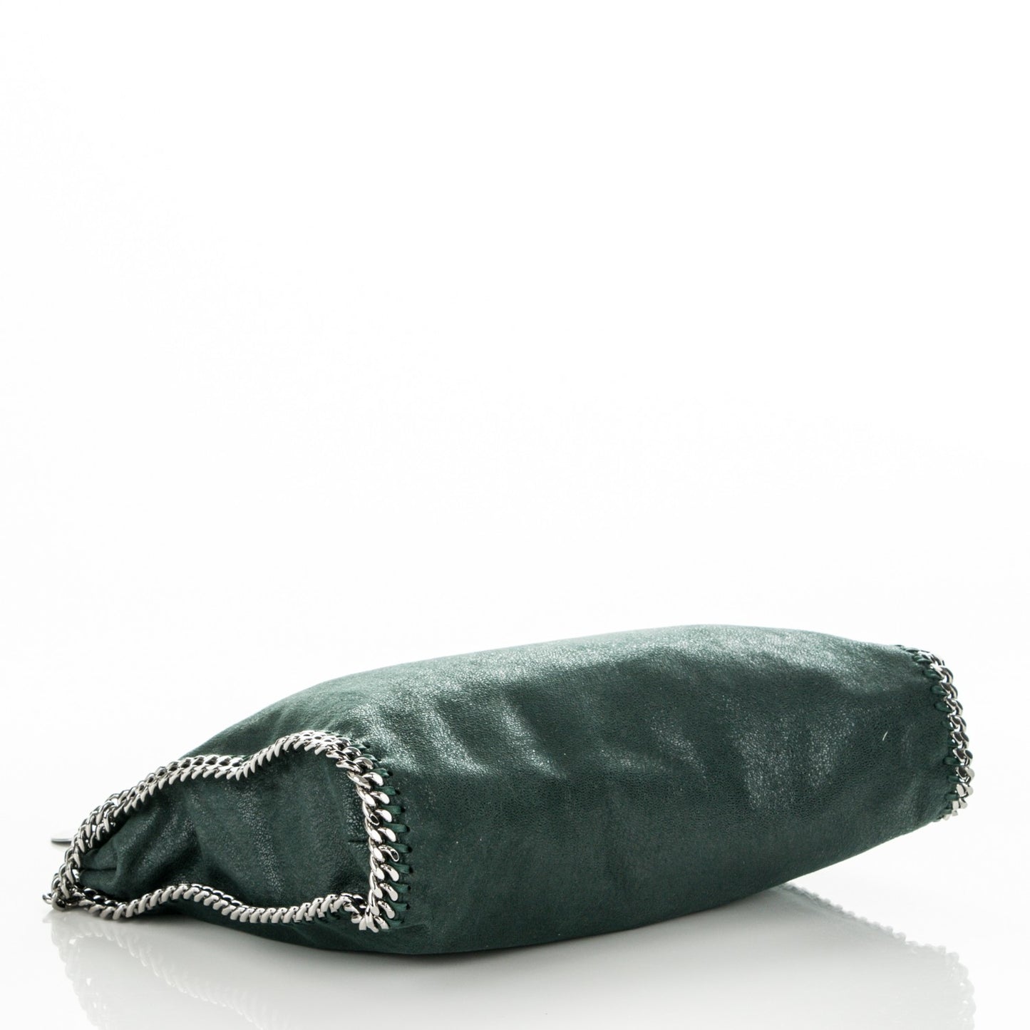 Shaggy Deer Falabella Fold Over Tote Petroleum