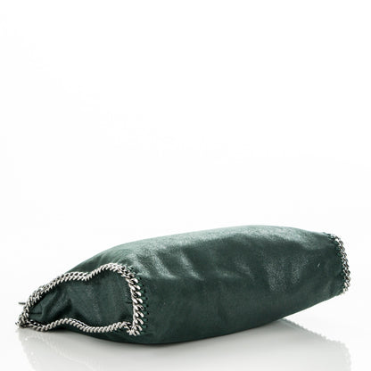 Stella McCartney Shaggy Deer Falabella Fold Over Tote Petroleum 4 of 6