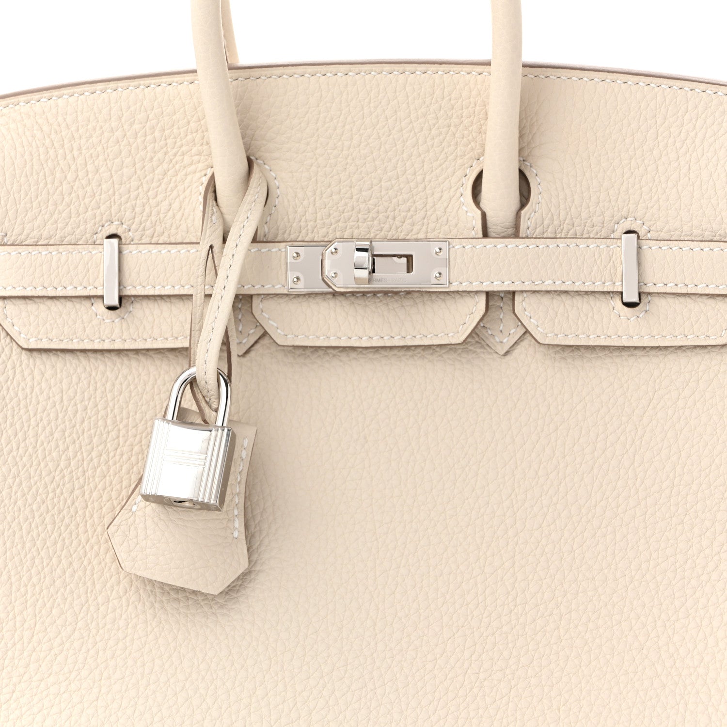 Hermes Togo Birkin 25 Craie 8 of 11