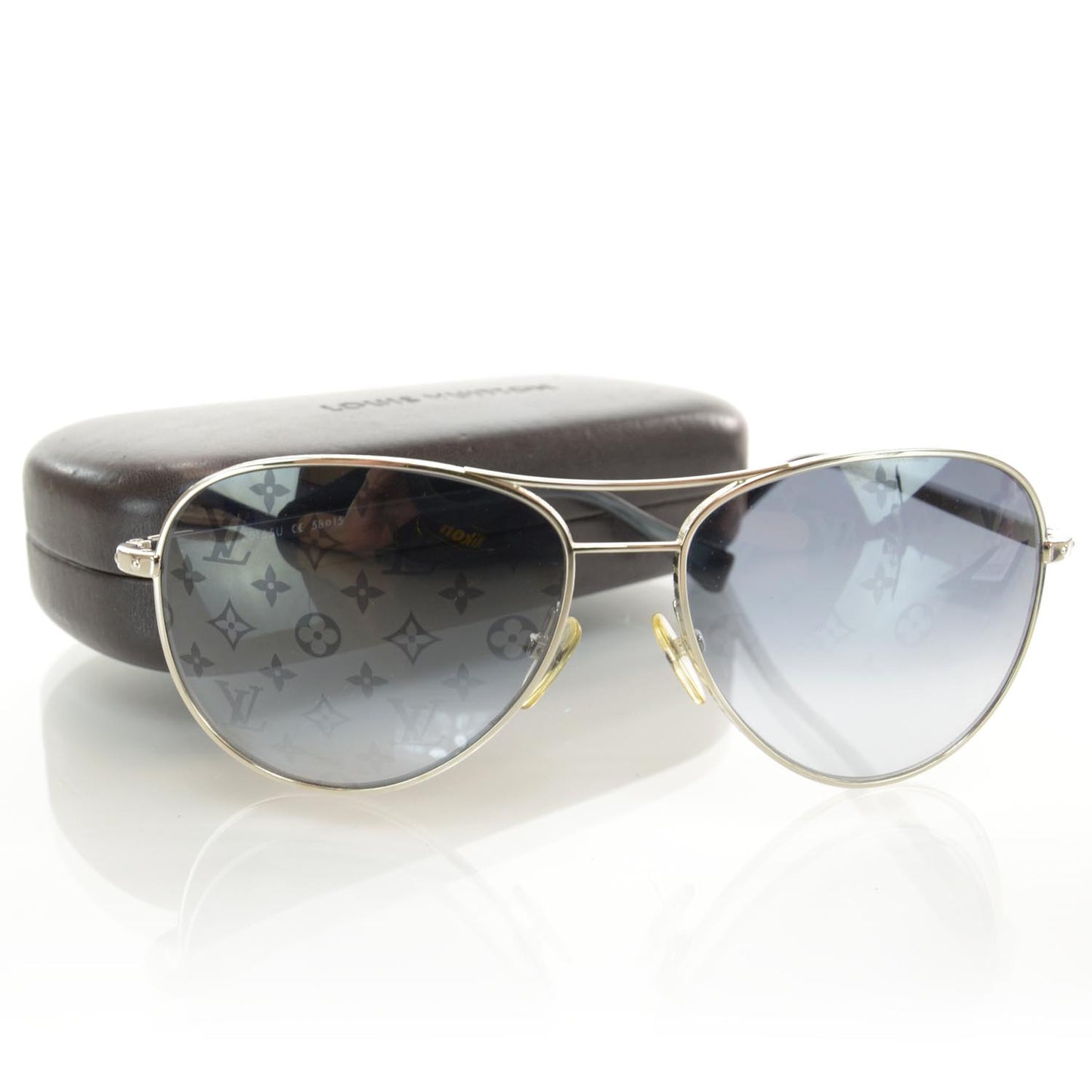 Monogram Conspiration Pilote Sunglasses Z0165U Argent