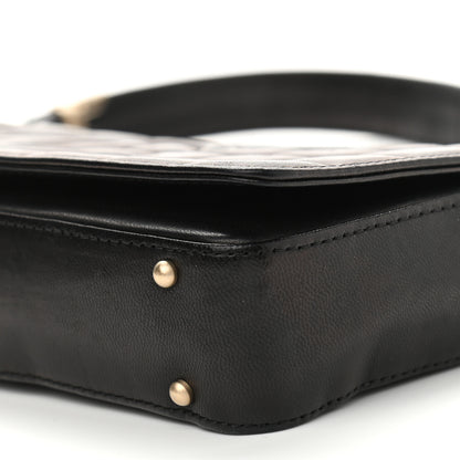 Chanel Lambskin Quilted CC Chocolate Bar Flap Black 10 of 12