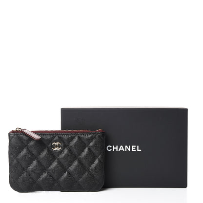 Chanel Caviar Quilted Small Cosmetic Case Black 10 of 10