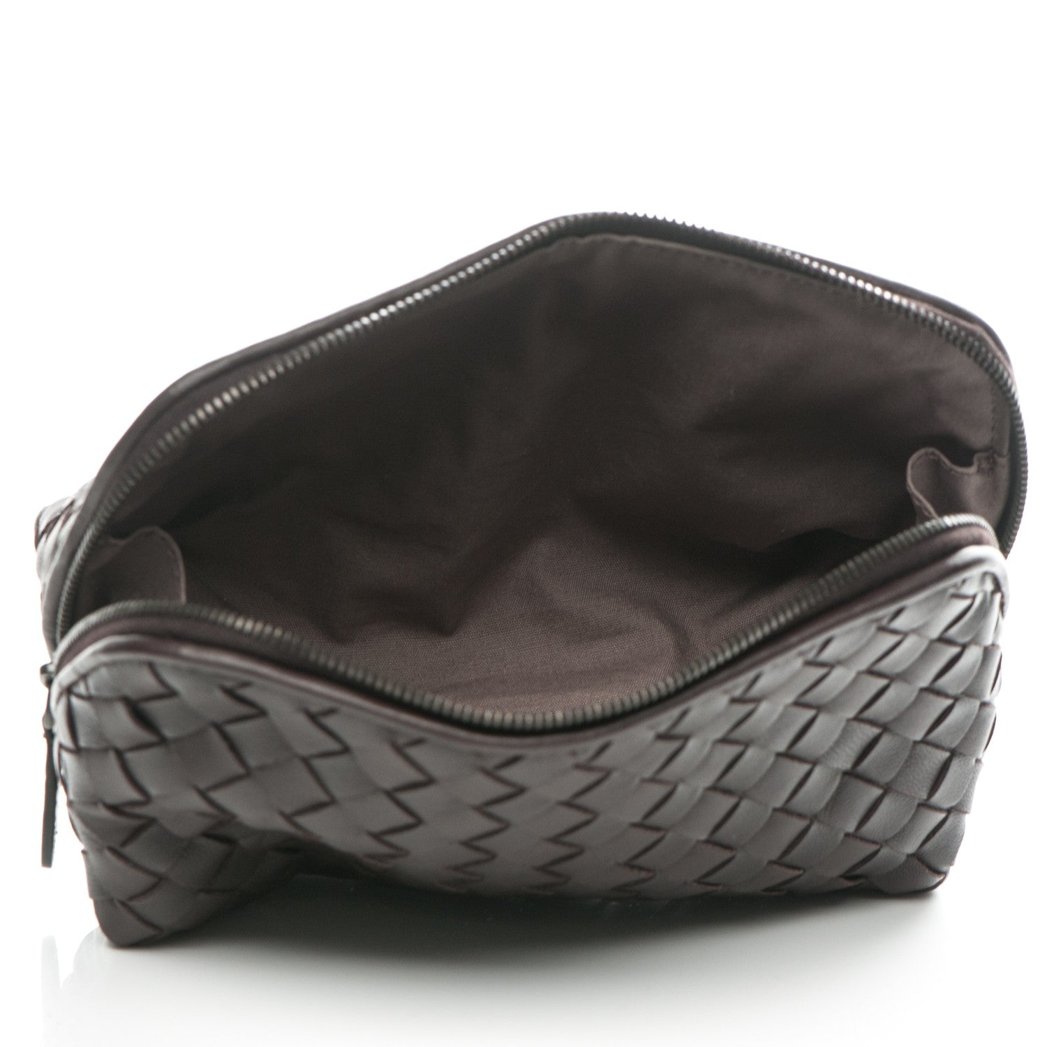 Bottega Veneta Nappa Intrecciato Cosmetic Case Ebano 5 of 8