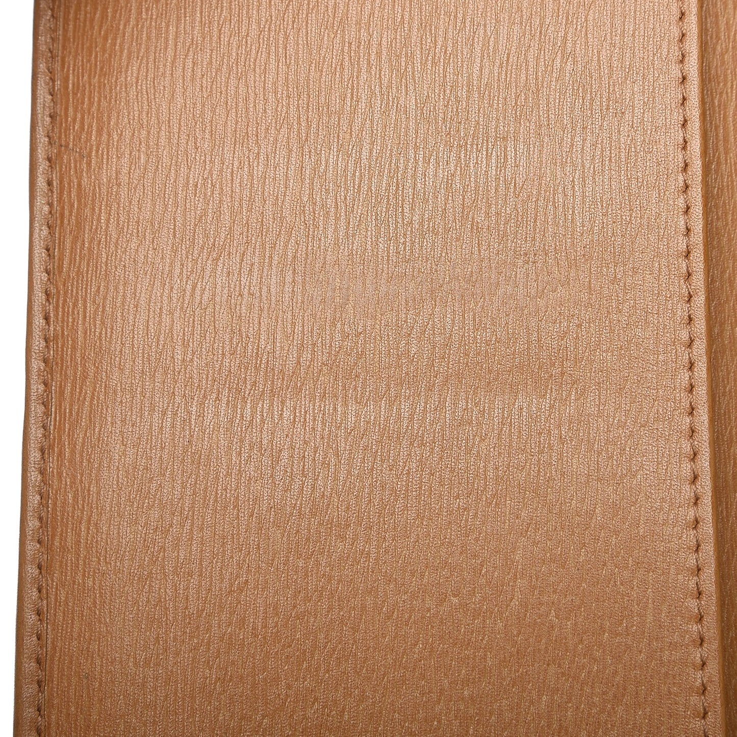 Calfskin Continental Bardot Wallet Camel