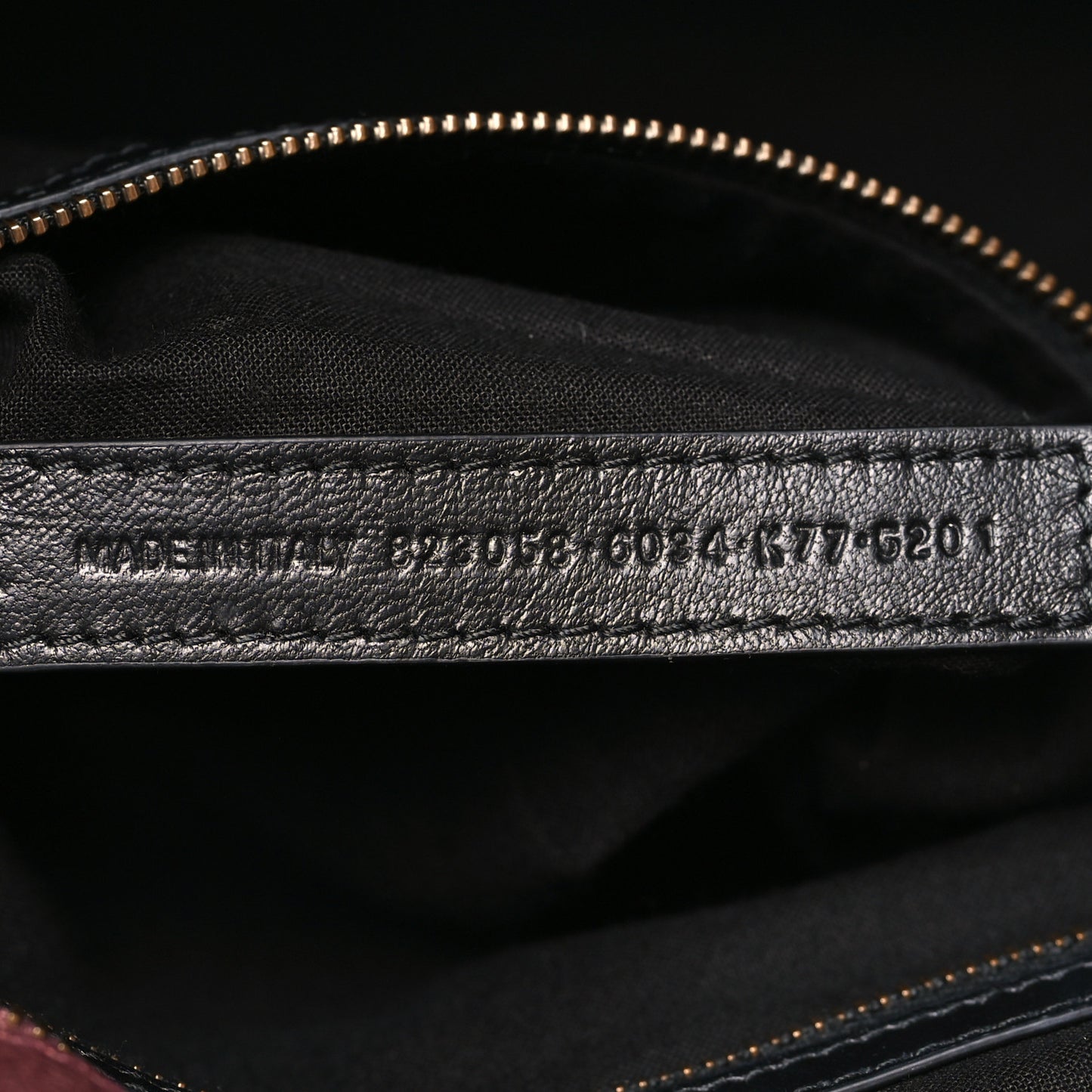 Agneau Classic Hardware Medium Le City Dark Burgundy