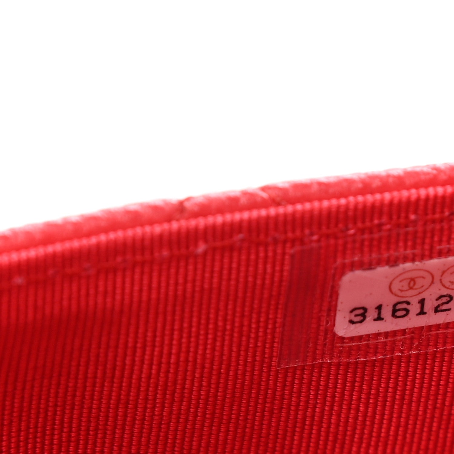 Chanel Caviar Quilted Flap Card Holder Wallet Red 8 of 9