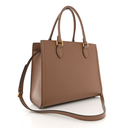 Prada Saffiano Soft Calfskin Large Tote Cannella 3 of 18