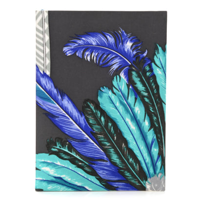 Hermes Silk Brazil Print Writing Pad Graphite 1 of 7