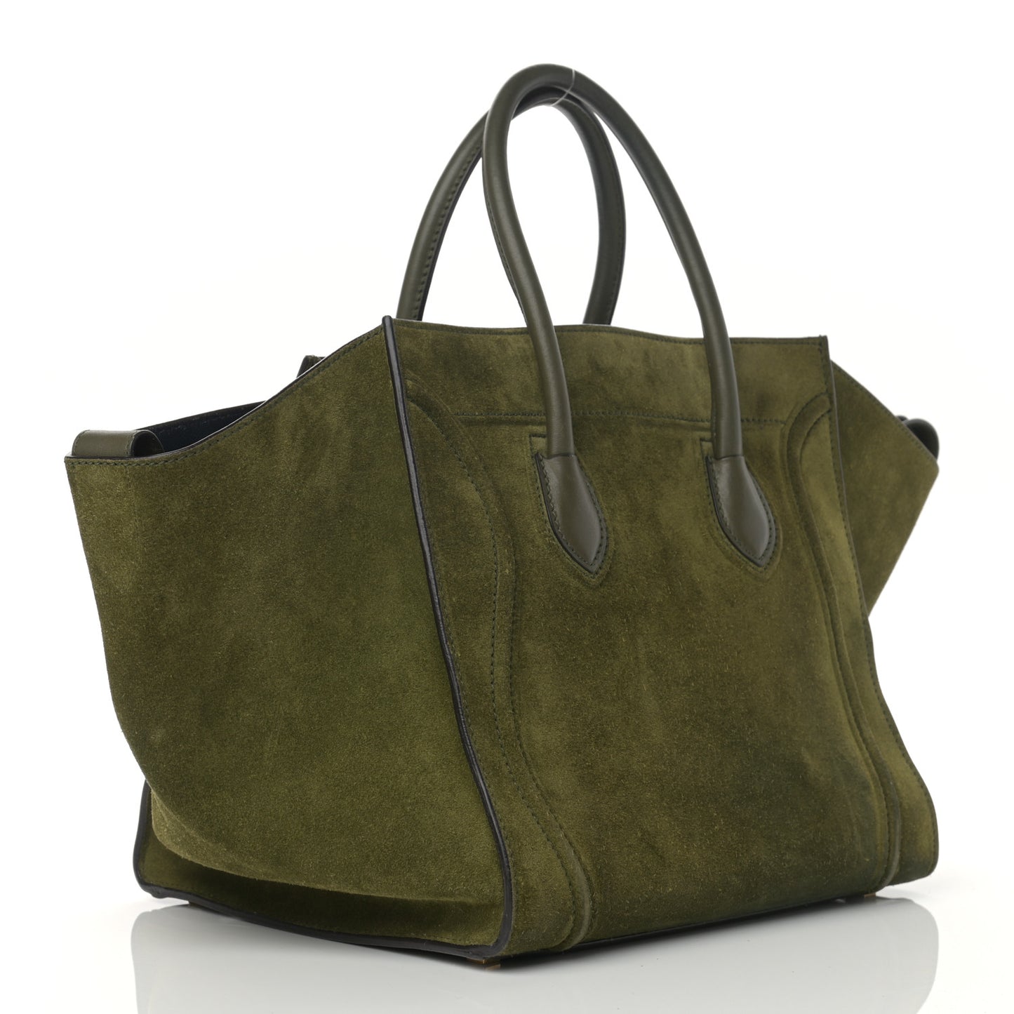 Suede Medium Phantom Luggage Olive