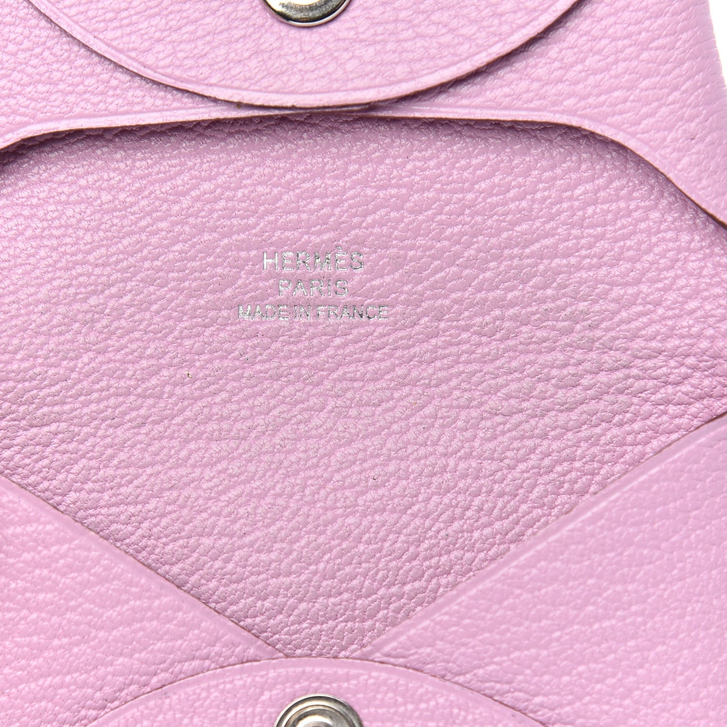 Hermes Chevre Mysore Bastia Coin Purse Mauve Sylvestre 5 of 7